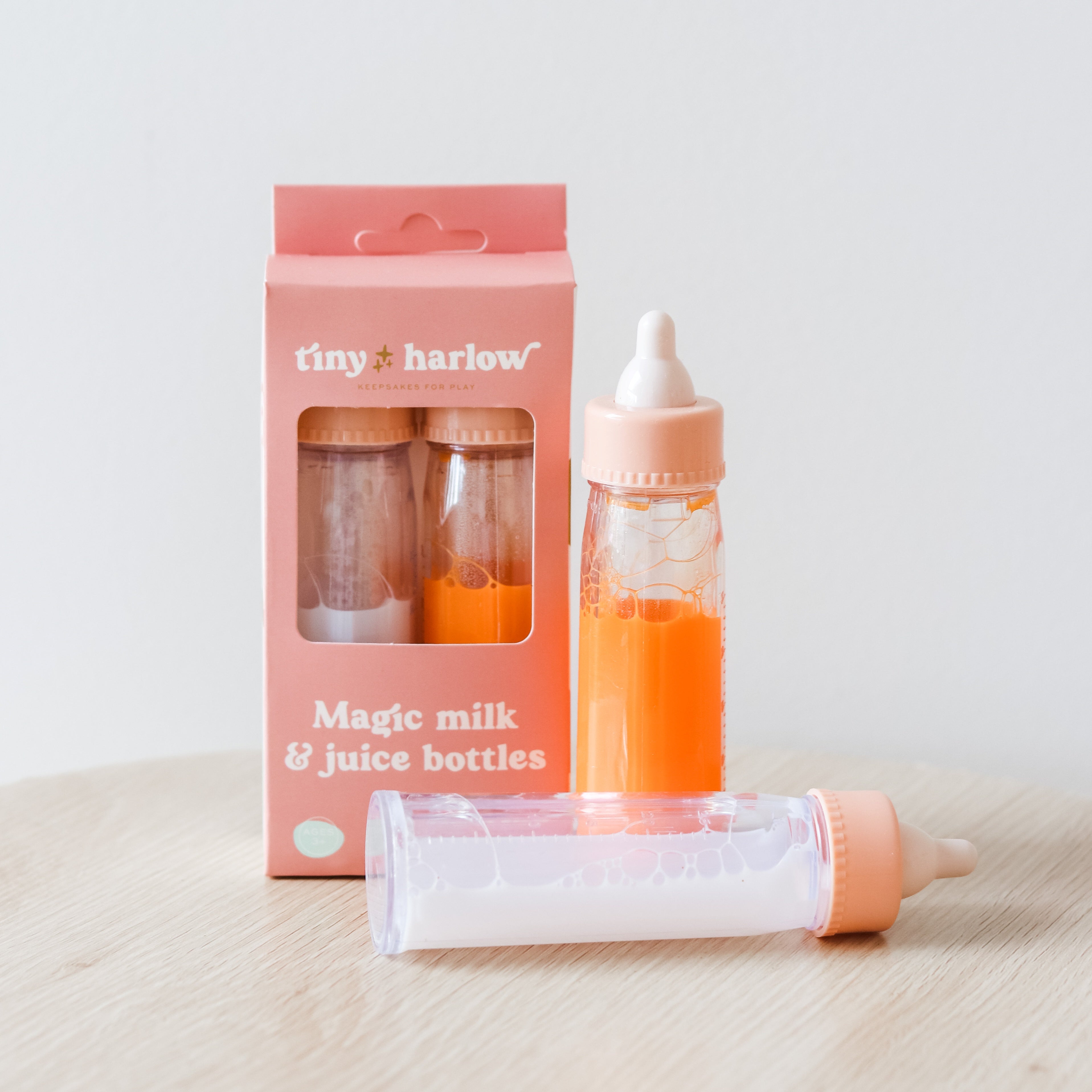 Toysmith - Large Magic Baby Bottle, 4.75, Milk & Orange Juice – MGH  General Store & Flower Shop