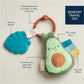 Annie the Avocado Itzy Pal™ Infant Toy