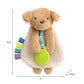 Itzy Lovey Plush & Teether Toy - Trevor the Puppy