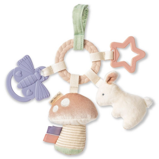 Pastel Bitzy Busy Ring Teething Activity Toy