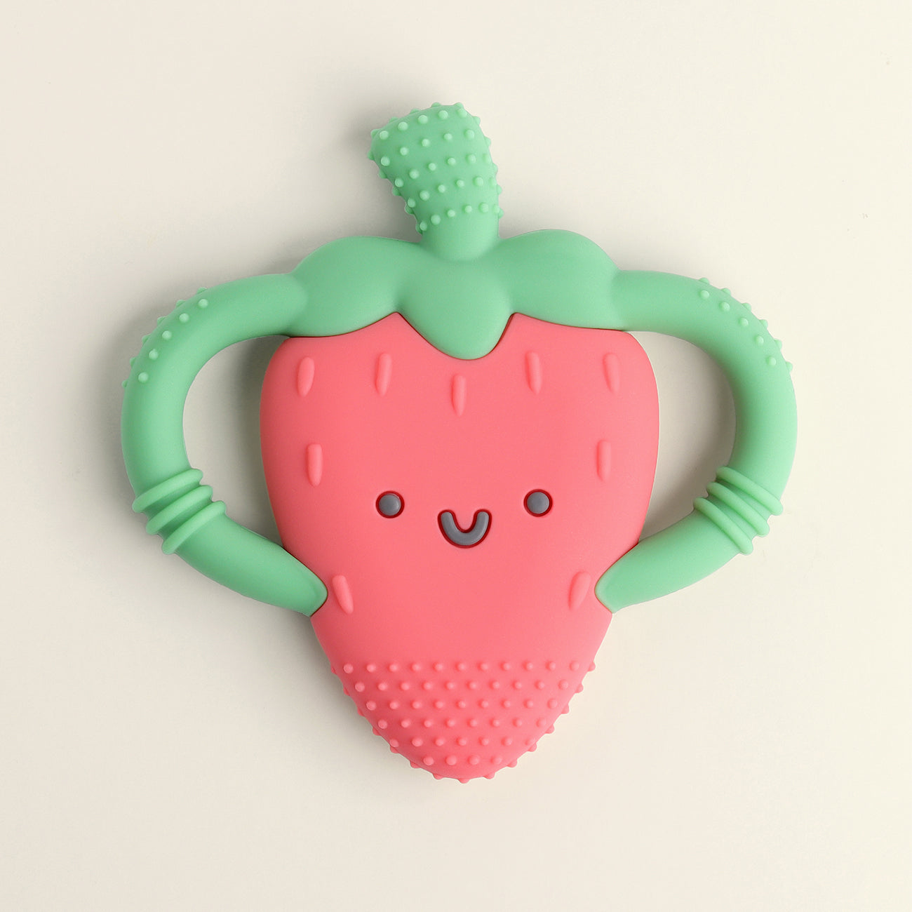 Bonnie the Strawberry Chew Crew™ Silicone Handle Teether