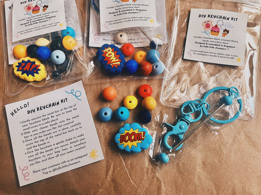 Custom Themed DIY keychain kit (Min. 8 packs)