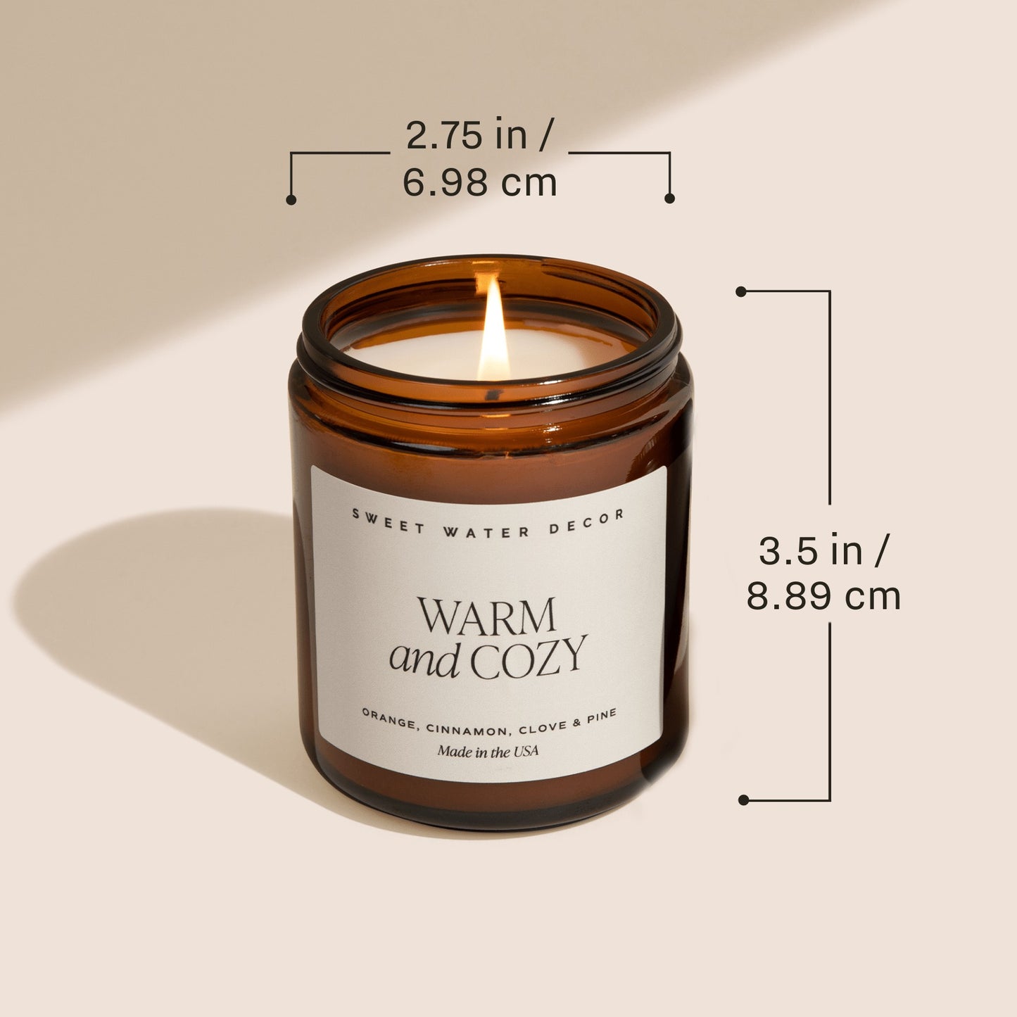 Warm & Cozy 9oz Soy Candle