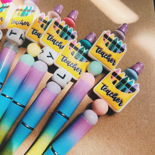 [Teachers’ Day 2024 special] Custom Initial Ballpoint Pen - Crayons