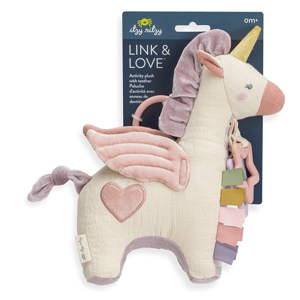 Unicorn Link & Love Teething Activity Toy