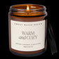 Warm & Cozy 9oz Soy Candle