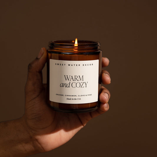 Warm & Cozy 9oz Soy Candle