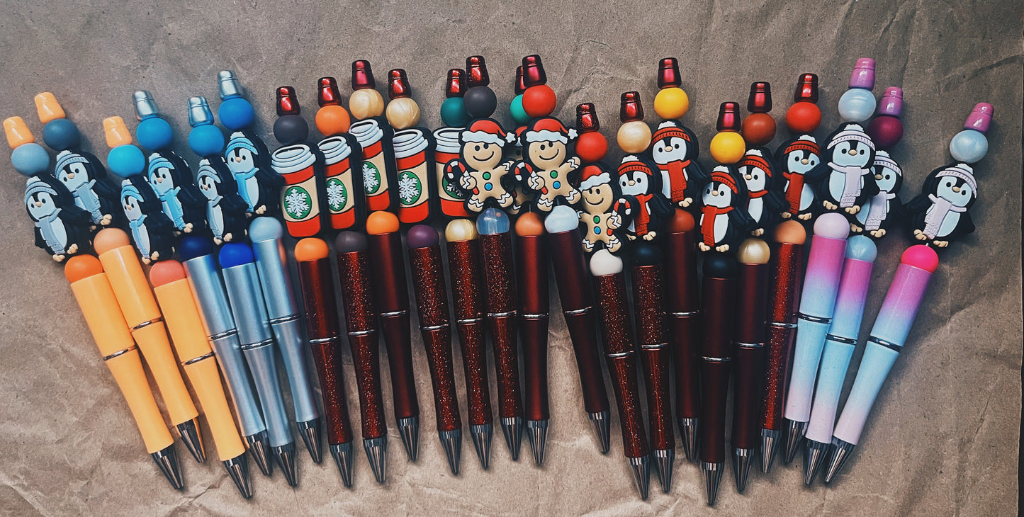 Festive Blessings Beaded Pen