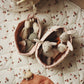 Small Quilted Storage Baskets Set of 2 - Peaches
