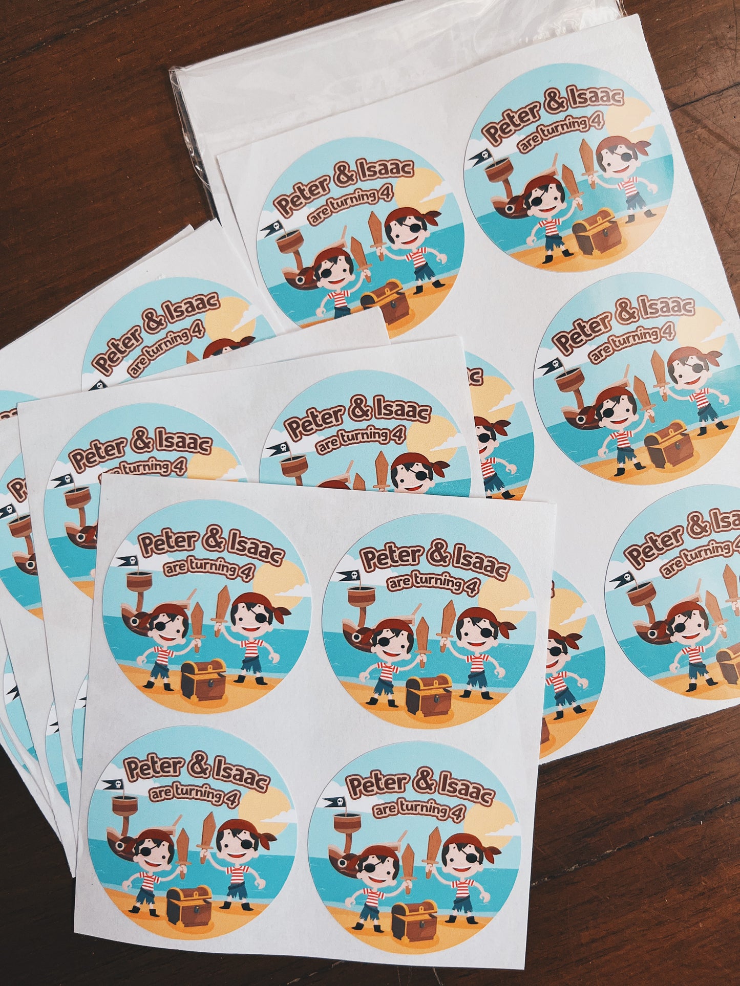 [Add-on] Custom Celebration Stickers (24 pcs)