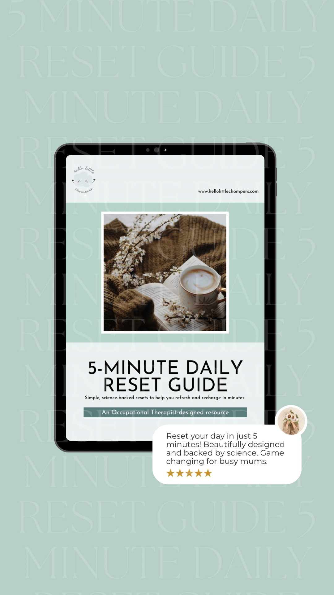 5-Minute Daily Reset Guide - Simple, science-backed resets to help you refresh and recharge in minutes