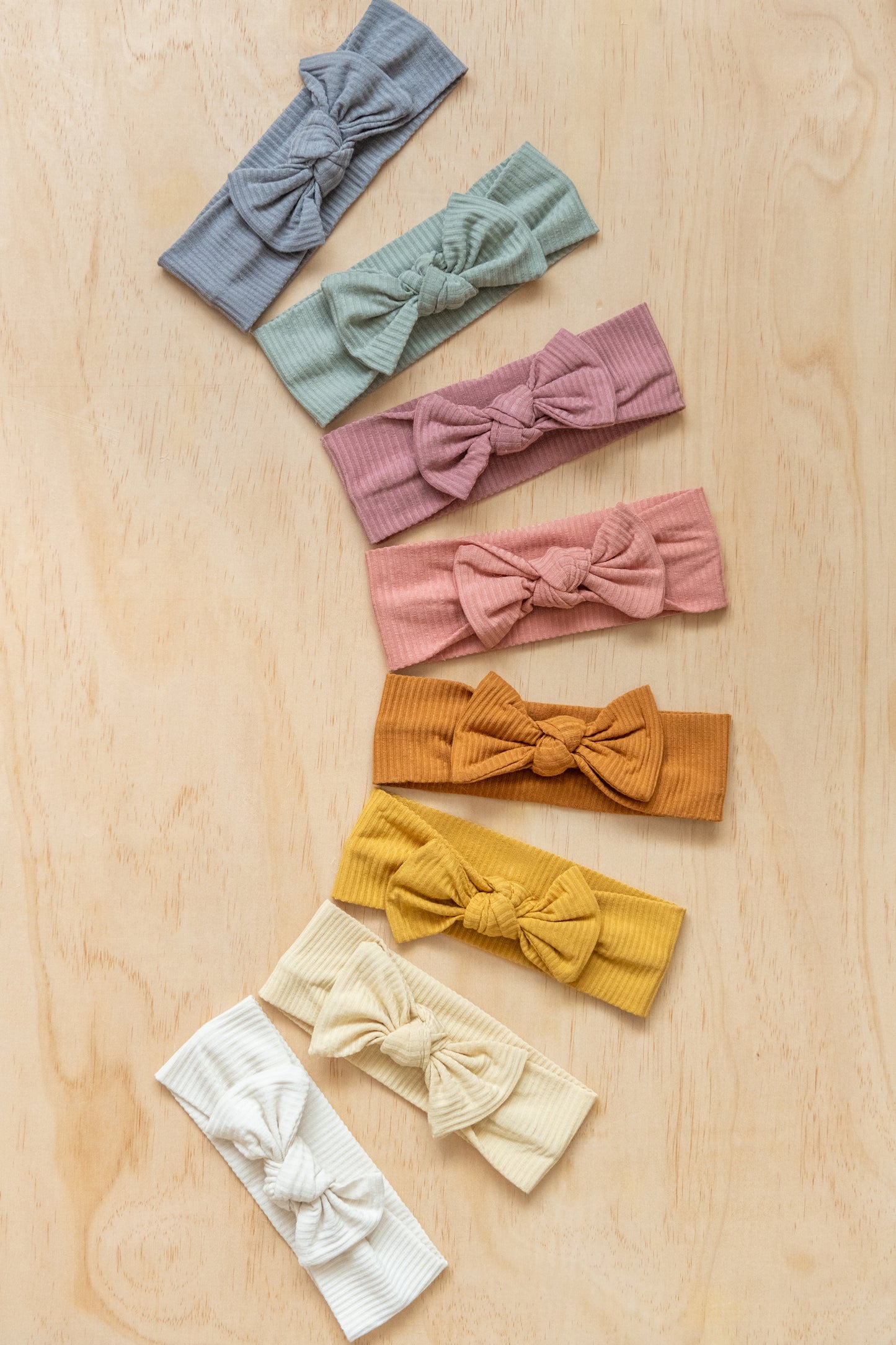 Caramel Bamboo Stretch Bow Headband