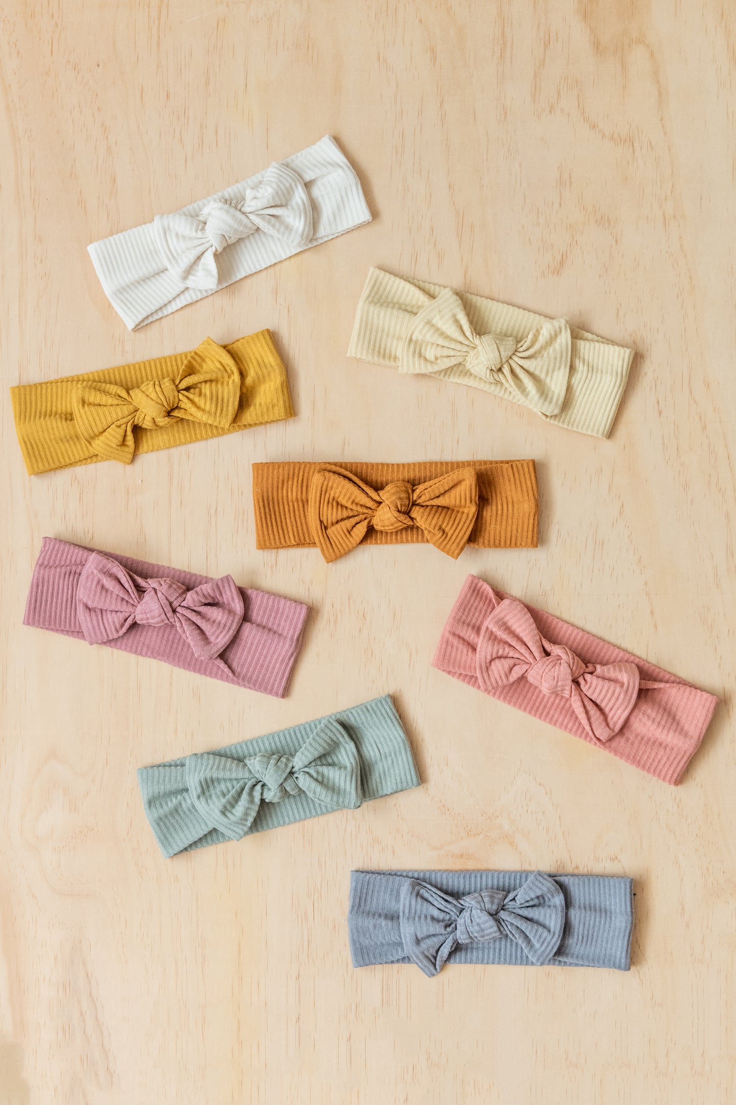 Caramel Bamboo Stretch Bow Headband