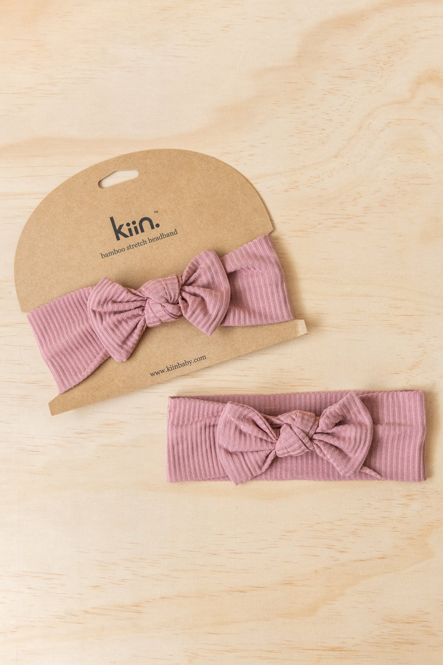 Heather Bamboo Stretch Bow Headband