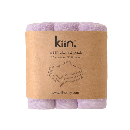 Lilac Wash Cloths 3 Pack