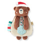 Holiday Itzy Lovey Plush & Teether Toy - Cocoa the Bear