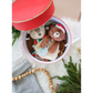 Holiday Itzy Lovey Plush & Teether Toy - Cocoa the Bear