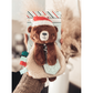 Holiday Itzy Lovey Plush & Teether Toy - Cocoa the Bear