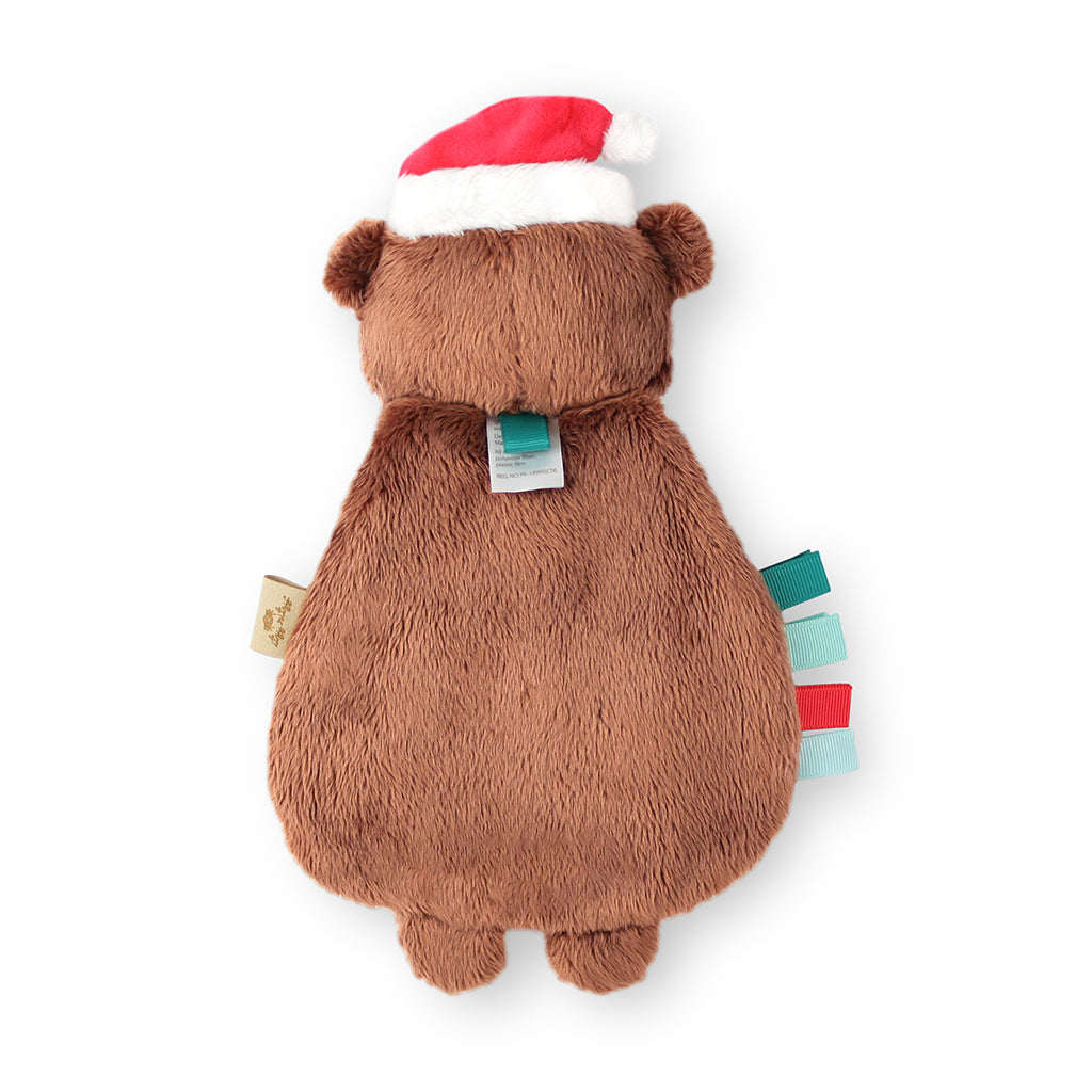 Holiday Itzy Lovey Plush & Teether Toy - Cocoa the Bear