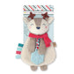 Holiday Itzy Lovey Plush & Teether Toy - Jolly the Reindeer