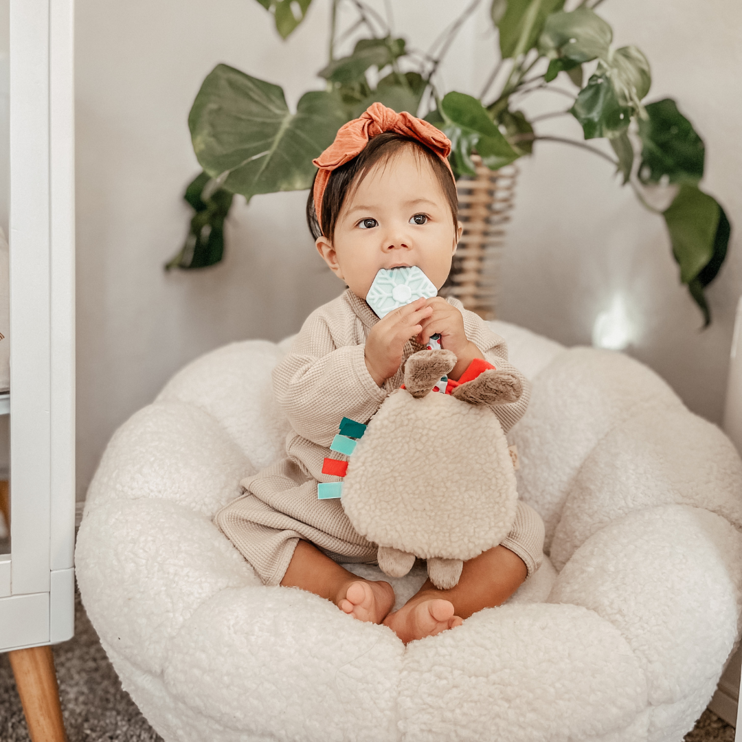 Holiday Itzy Lovey Plush & Teether Toy - Jolly the Reindeer