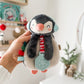 Holiday Itzy Lovey Plush & Teether Toy - North the Penguin