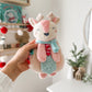 Holiday Itzy Lovey Plush & Teether Toy - Holly the Reindeer