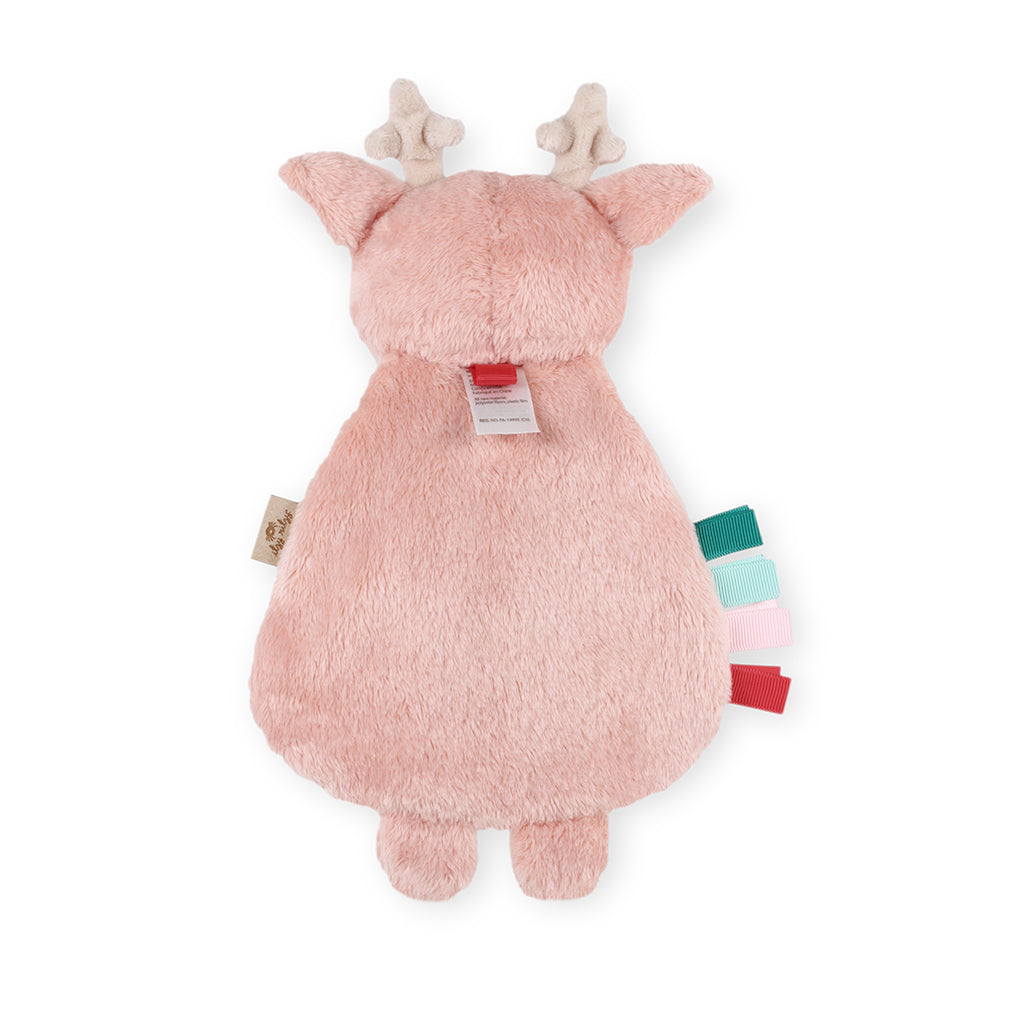 Holiday Itzy Lovey Plush & Teether Toy - Holly the Reindeer