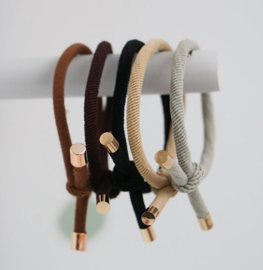 Neutral Nadine Hair Tie Essentials - Set of 5