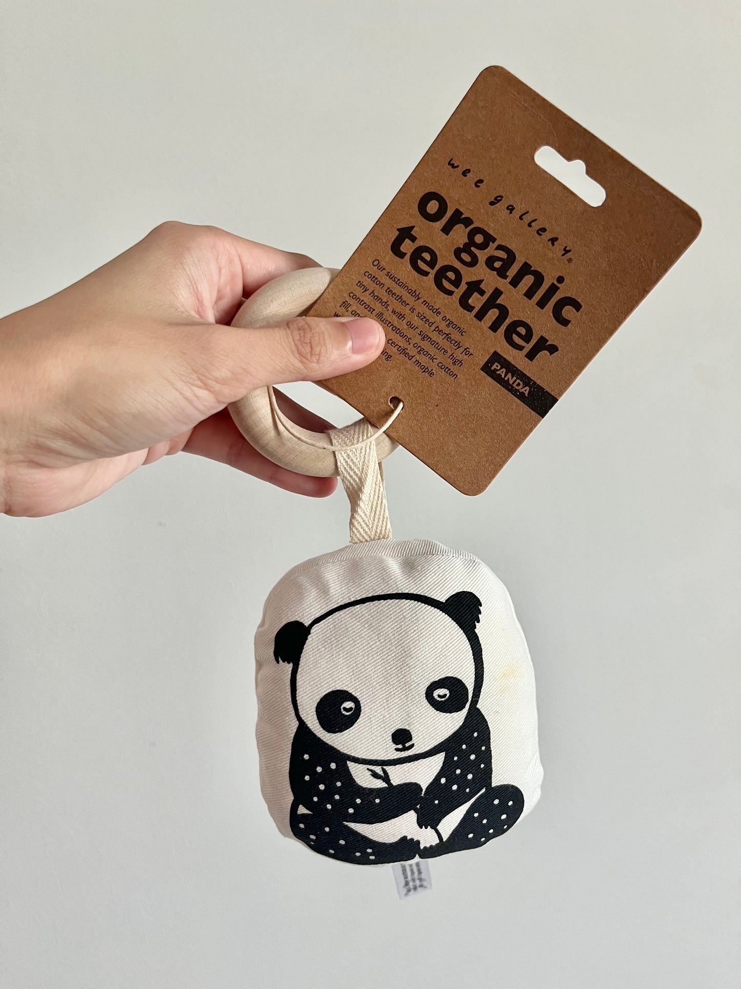 [Free - just pay shipping] AS-IS Organic Teether - panda