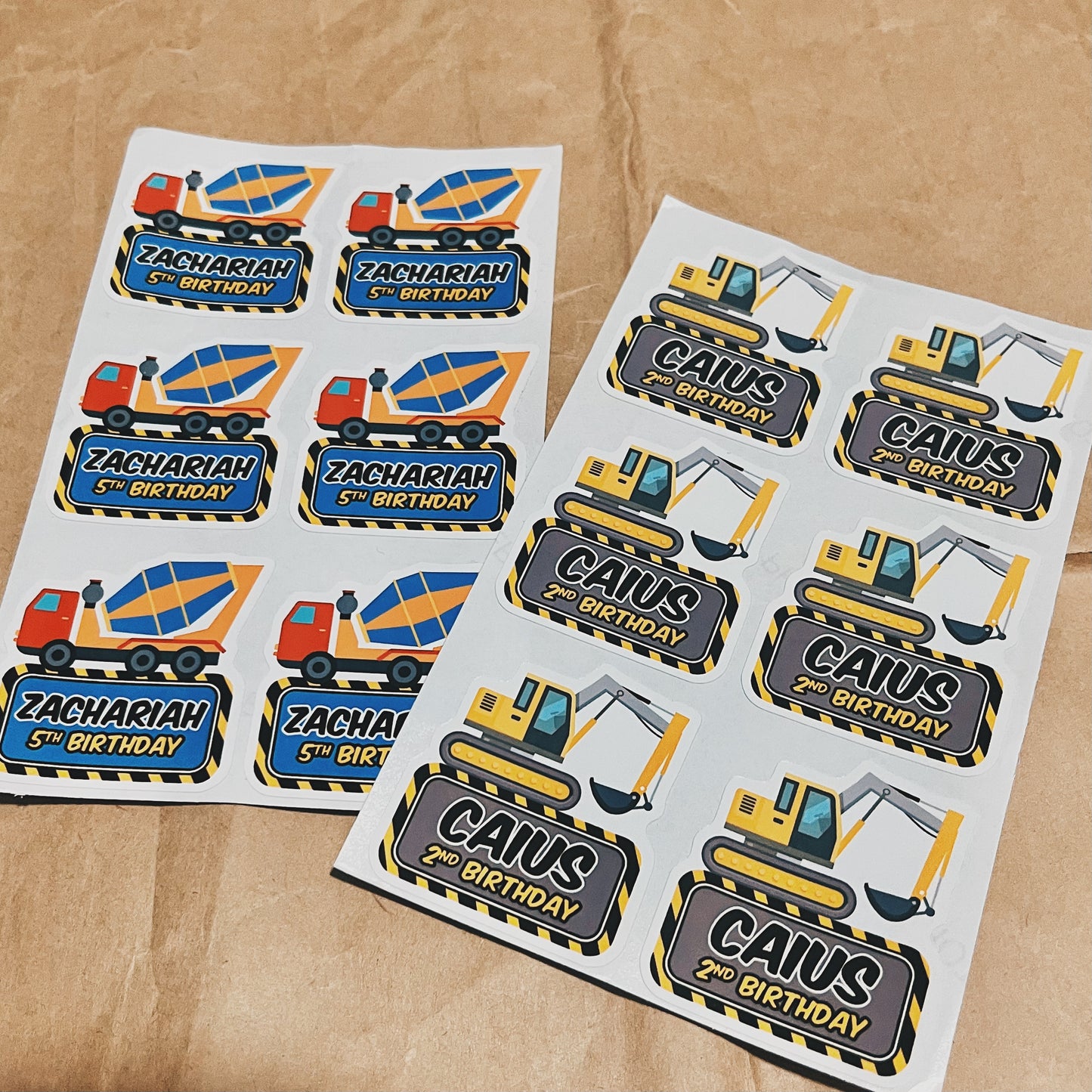 [Add-on] Custom Celebration Stickers (24 pcs)