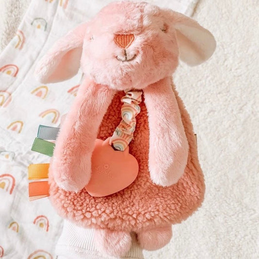 Itzy Lovey Plush & Teether Toy - Ana the Bunny