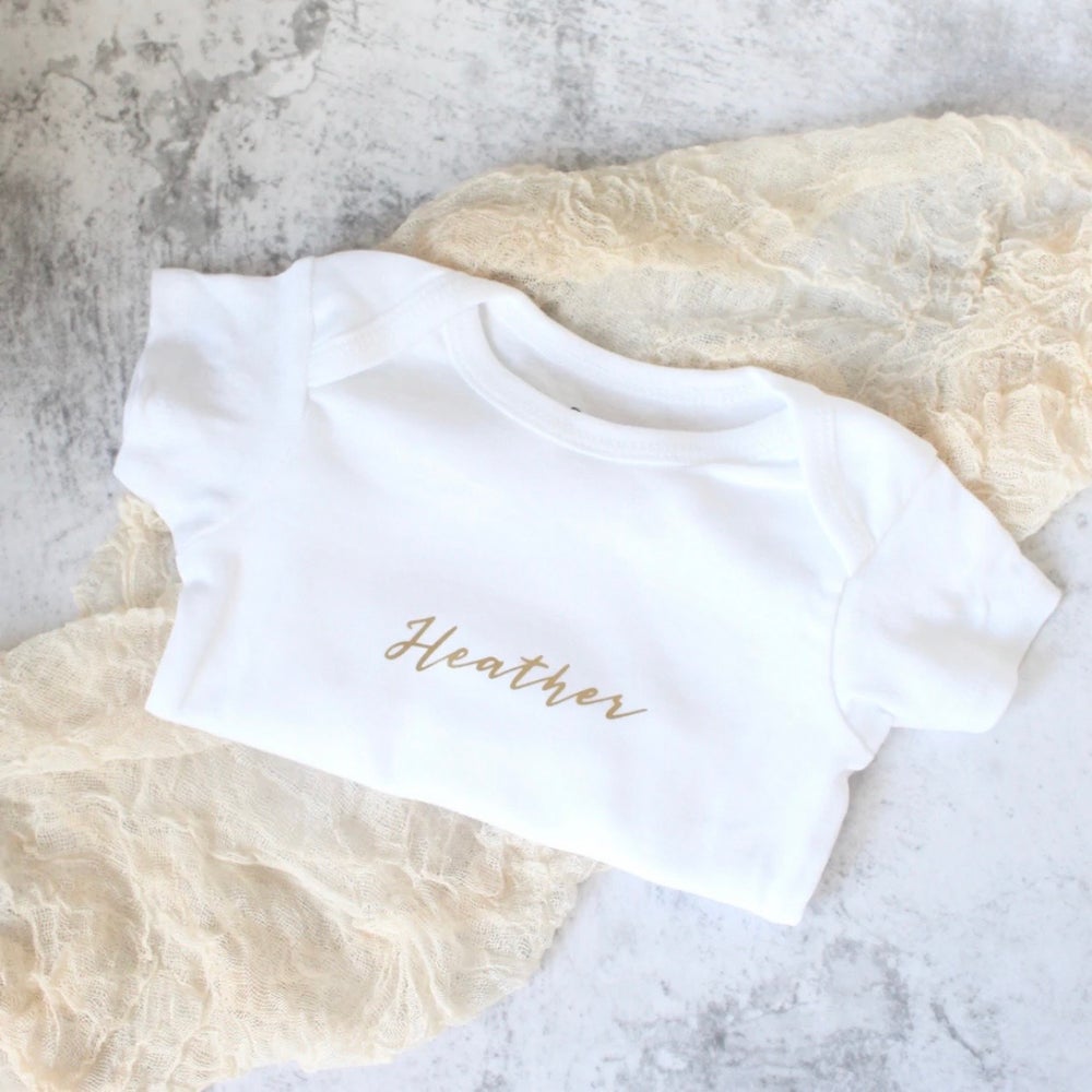 [Gift Set Add-on] Calligraphy Baby Romper
